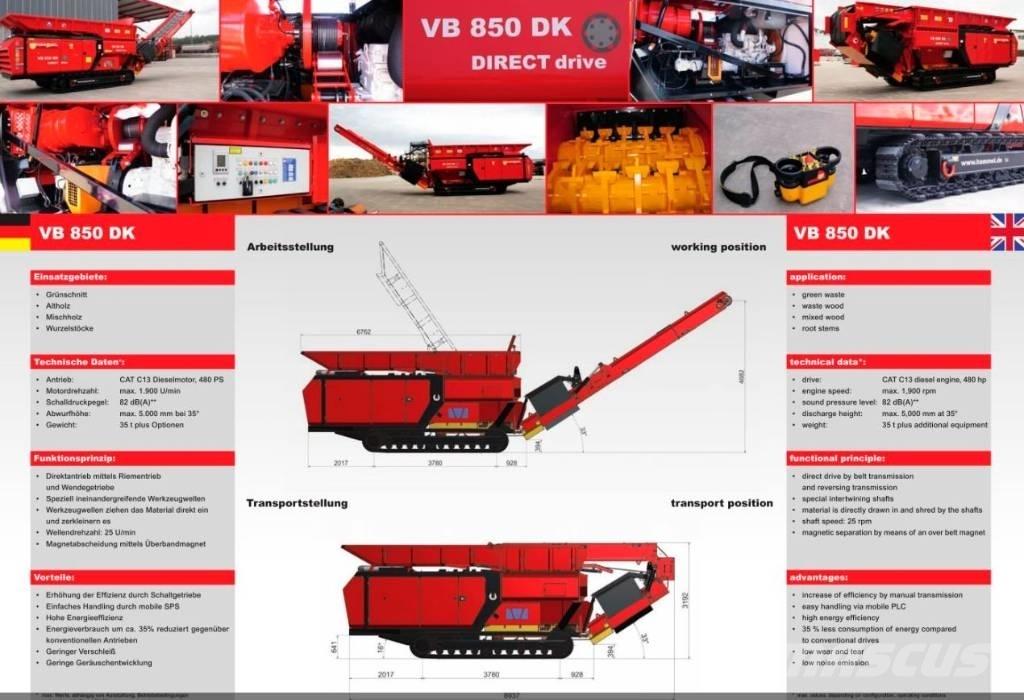 Hammel VB 850 DK Broyeur à déchets