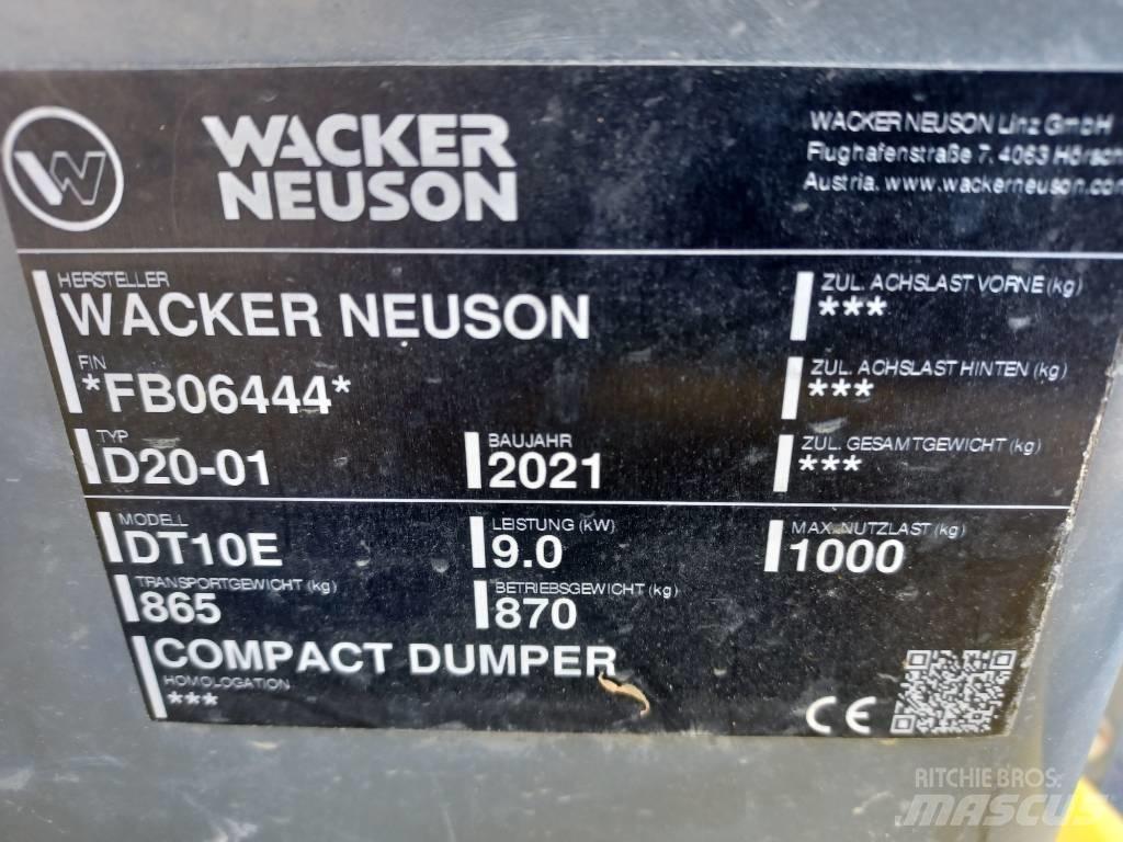 Wacker Neuson DT10e Tombereau sur chenilles