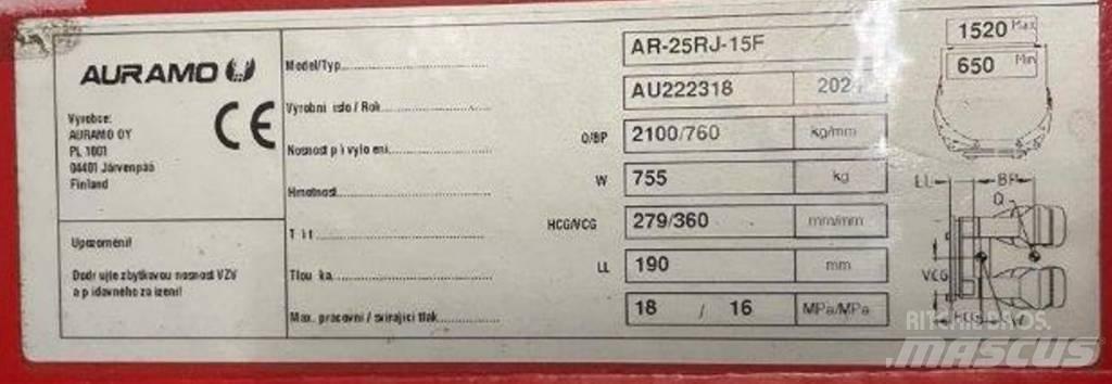 Auramo AR-25RJ-15F Pince à fût