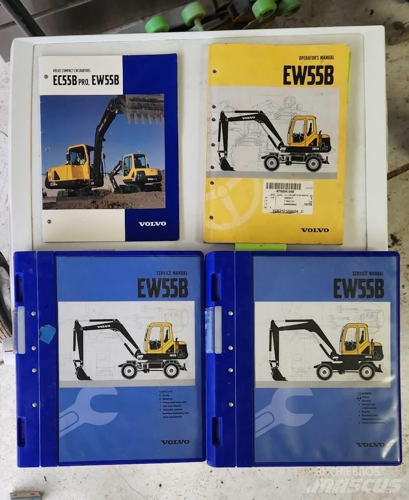 Volvo EW55B Pelle sur pneus