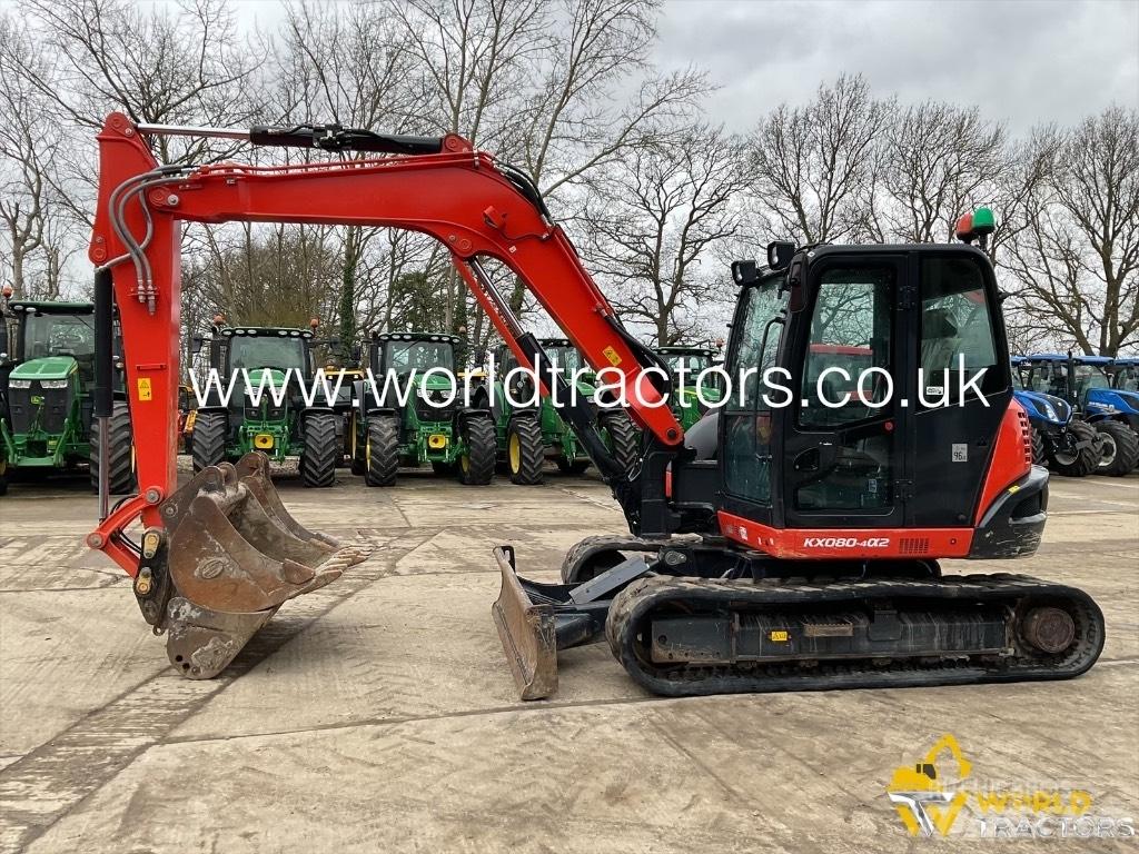 Kubota KX 080-4 Mini pelle 7t-12t