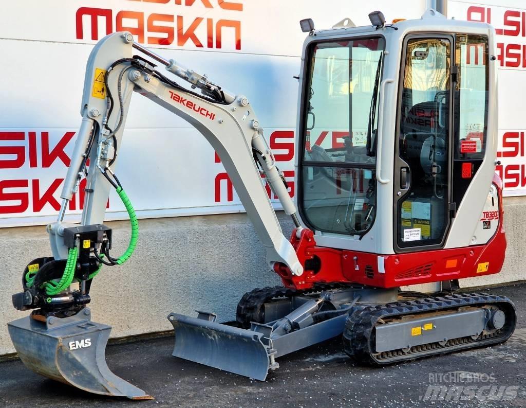 Takeuchi TB 320 Mini pelle < 7t