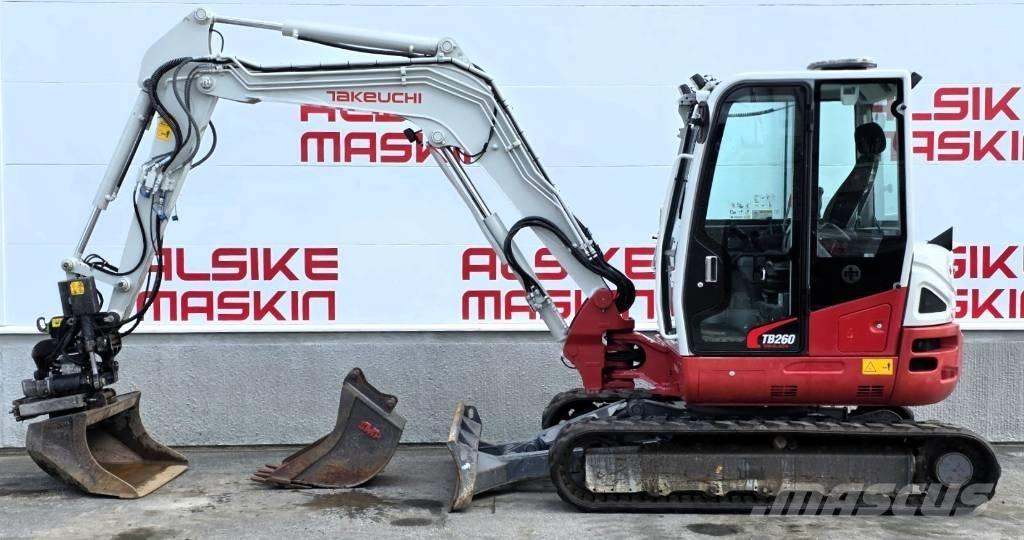 Takeuchi TB 260 Mini pelle < 7t