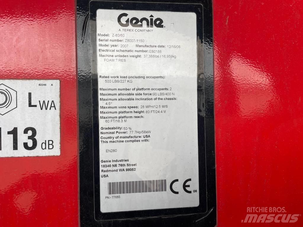Genie Z 80/60 Nacelles articulées