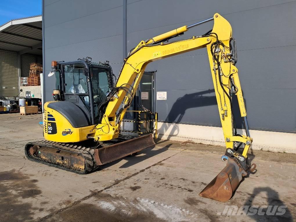 Komatsu PC50MR-2 Mini pelle < 7t