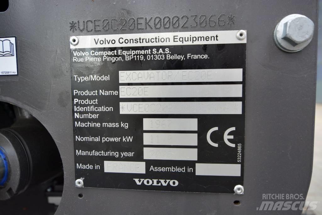 Volvo EC 20 E Mini pelle < 7t