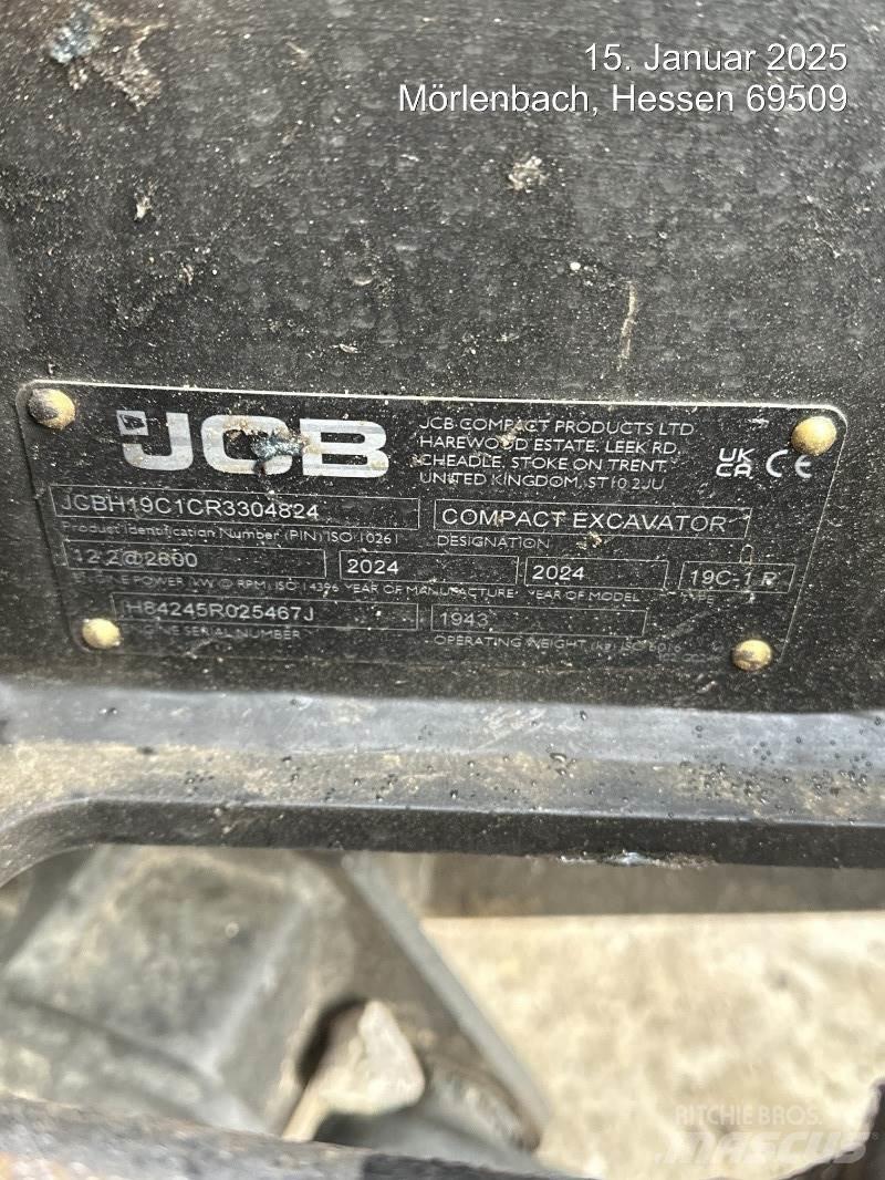 JCB 19C-1 Mini pelle < 7t