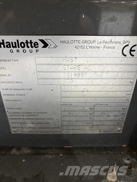 Haulotte Star 6 Mât vertical