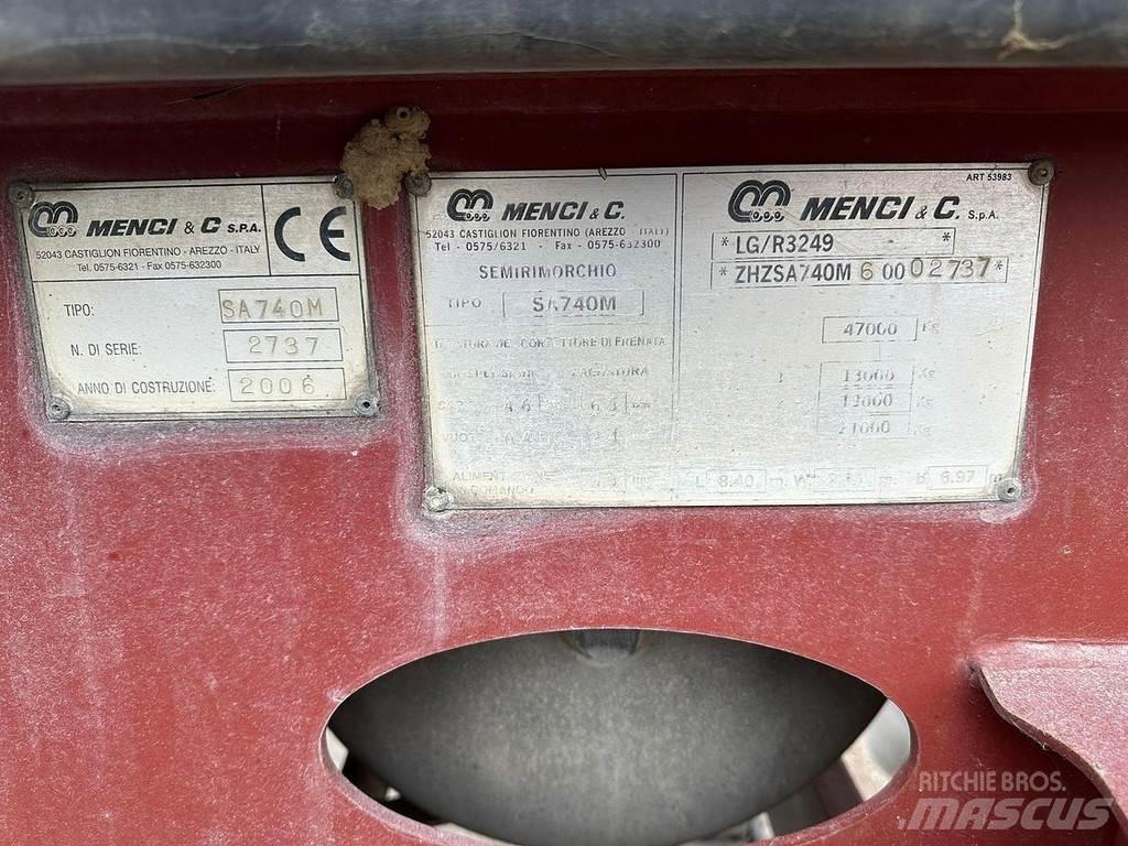 Menci SA 740 Benne semi remorque