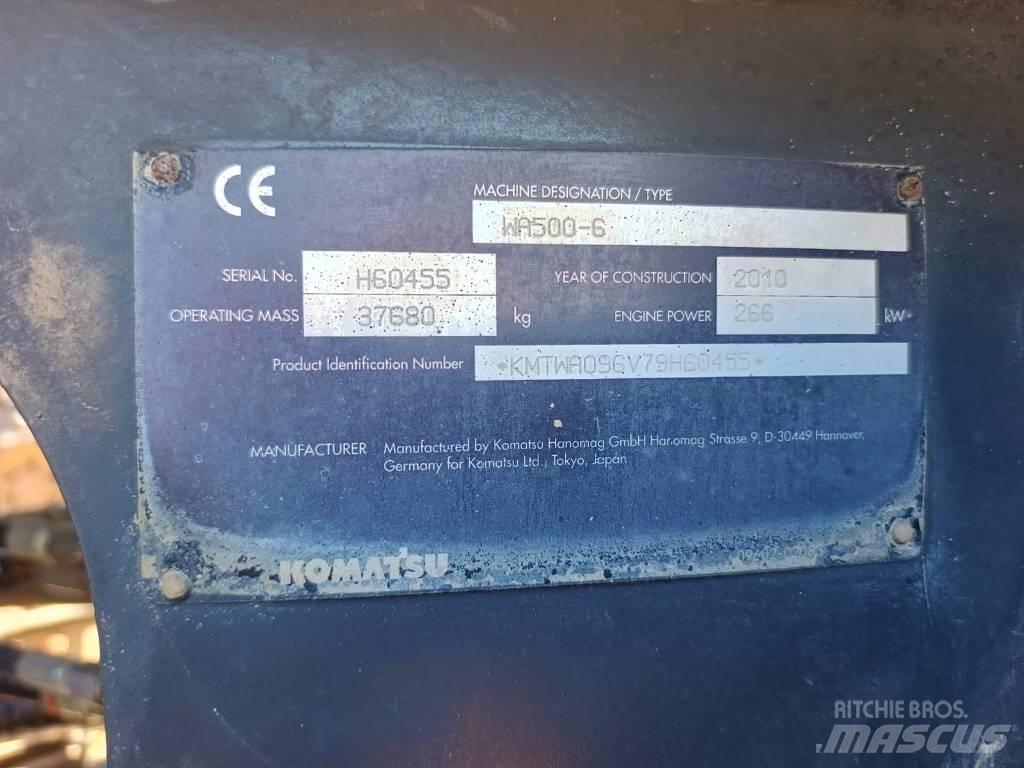 Komatsu WA500-6 Chargeuse sur pneus