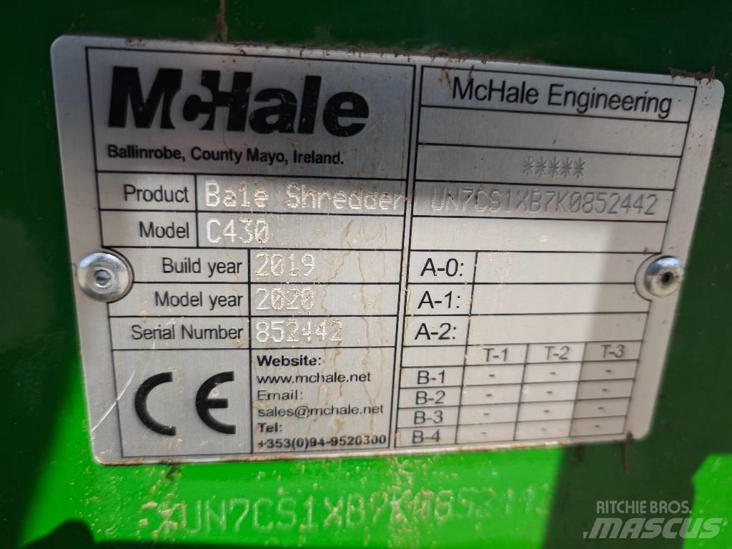 McHale C 430 Dérouleuse, pailleuse