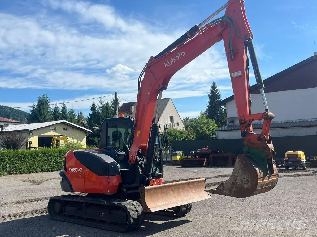 Kubota KX080 Mini pelle 7t-12t