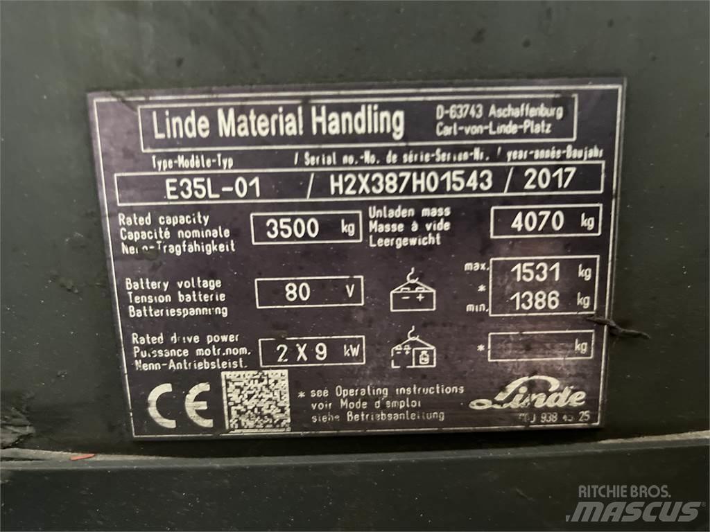 Linde E35L-01 Chariots élévateurs électriques