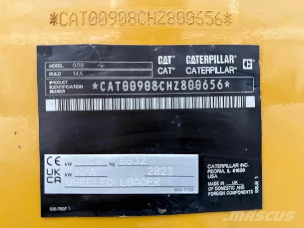 CAT 908 | A/C | EPA Chargeuse sur pneus