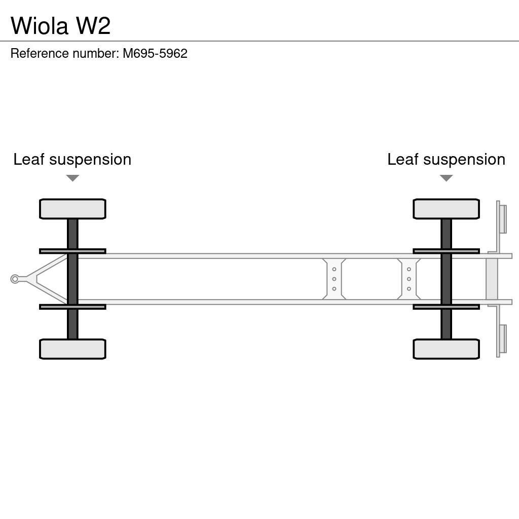 Wiola W2 Remorque ridelle