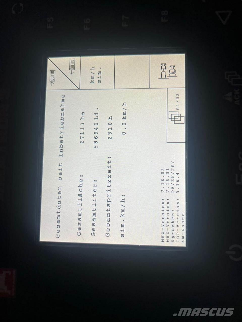Amazone UX 4200 Pulvérisateurs traînés