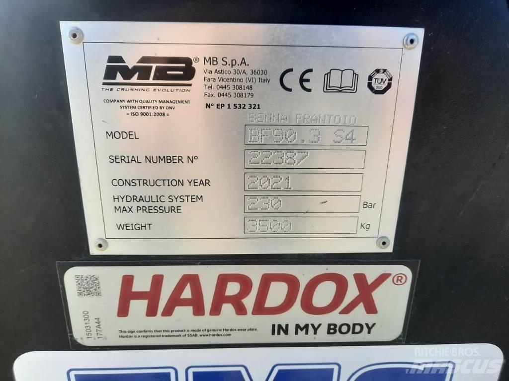 MB Crusher BF 90.3 Godets Broyeurs