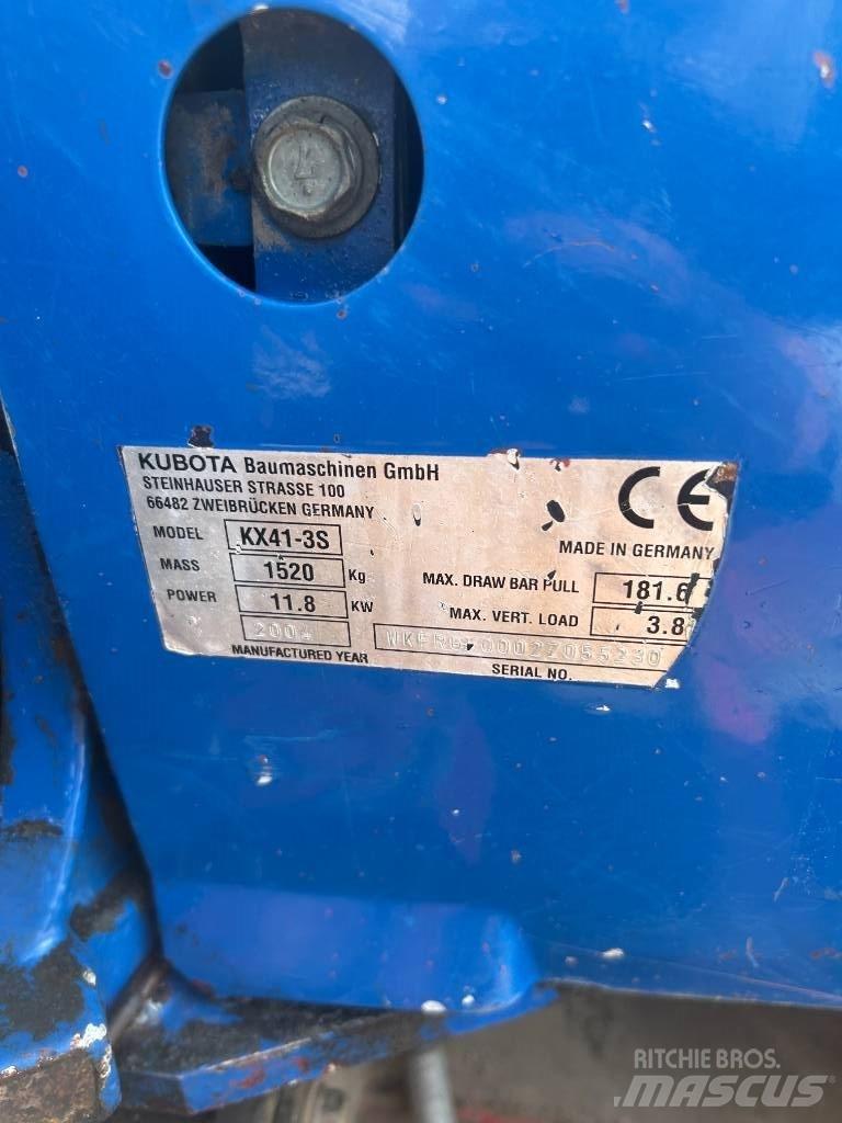 Kubota KX 41-3 S Mini pelle < 7t
