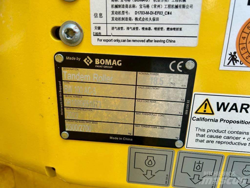 Bomag BW 100 AC-5 Rouleaux tandem
