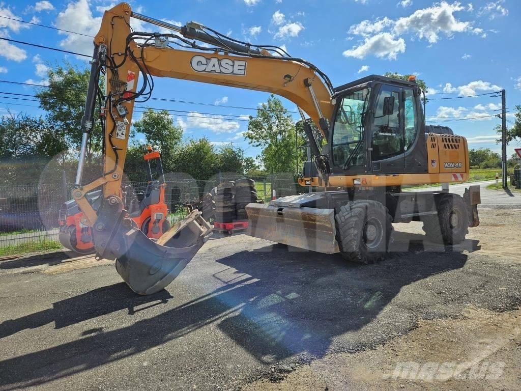 CASE WX 148 Pelle sur pneus