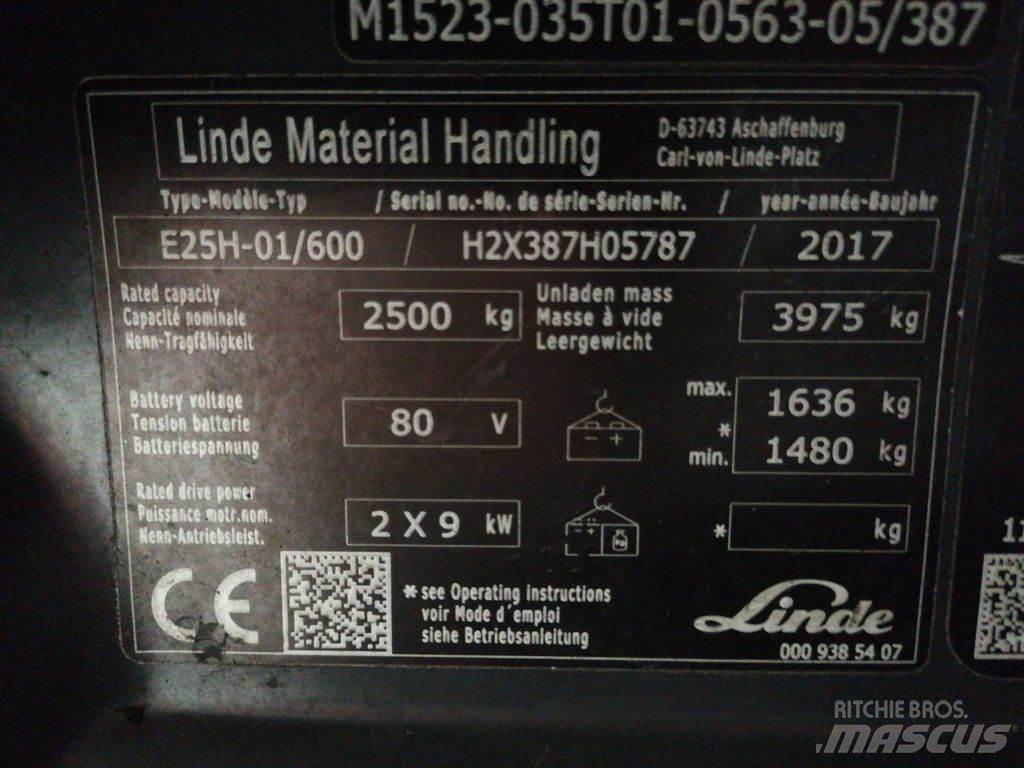 Linde E25H-01/600 Chariots élévateurs électriques