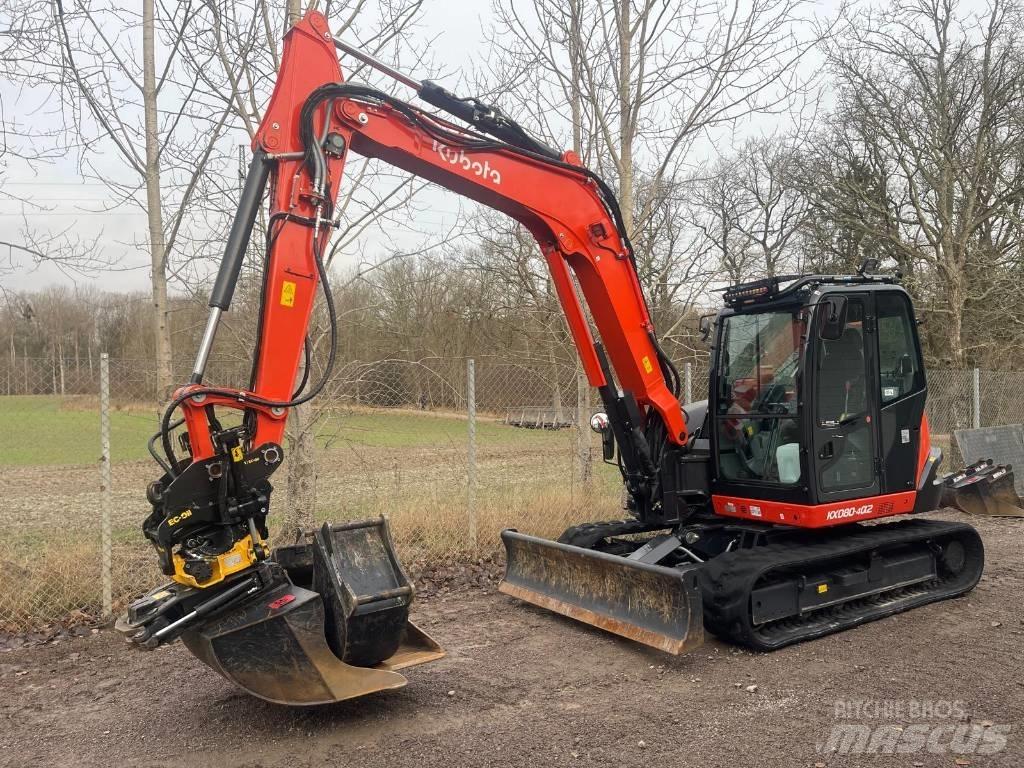 Kubota KX 080-4 Mini pelle 7t-12t
