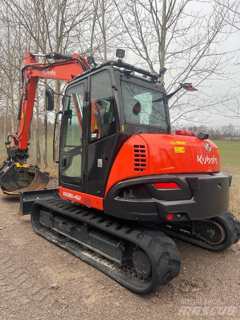 Kubota KX 080-4 Mini pelle 7t-12t