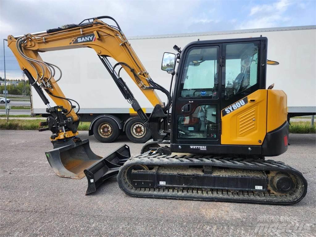 Sany SY80U Mini pelle 7t-12t
