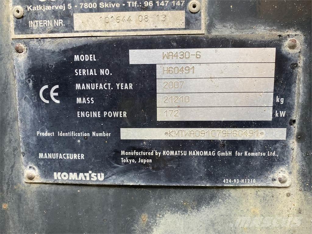 Komatsu WA430-6 Chargeuse sur pneus