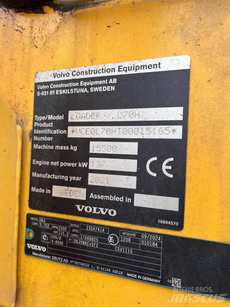 Volvo L 70 H Chargeuse sur pneus