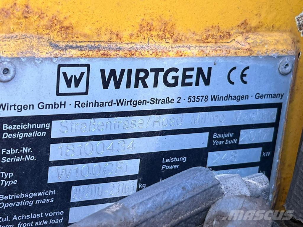 Wirtgen W100CFI Fraiseuse à froid