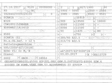 Scania R 580 Tracteur routier