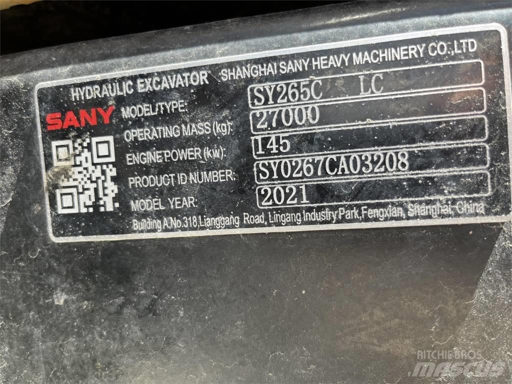 Sany SY265CLR Pelle sur chenilles