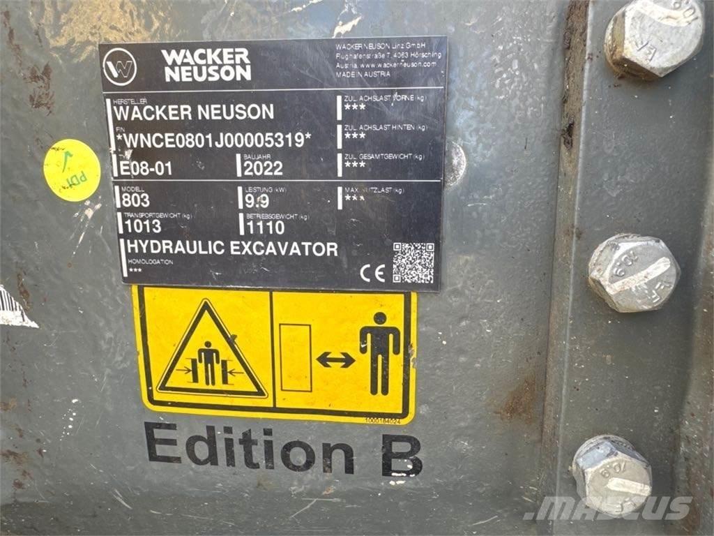 Wacker Neuson 803 Pelle sur chenilles