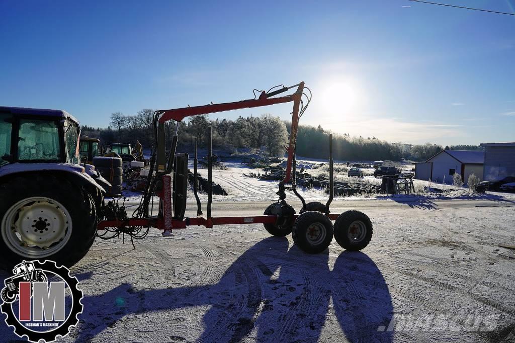 Patu 65/75 - Skogsvagn Remorque forestière avec grue