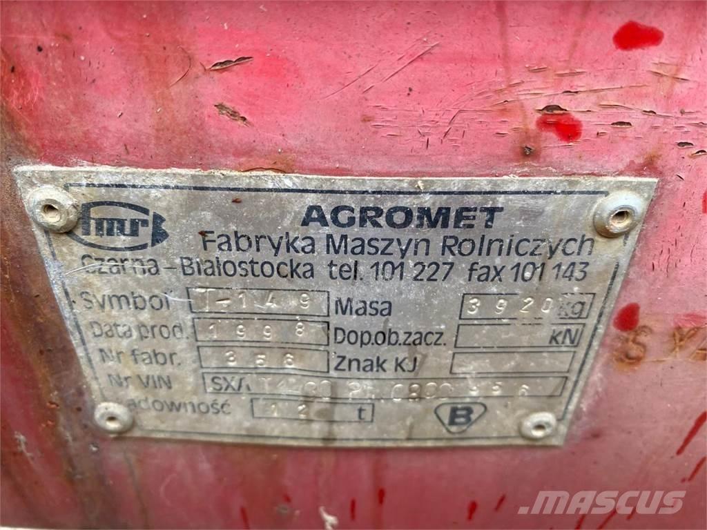 Agromet T-149 Remorque benne