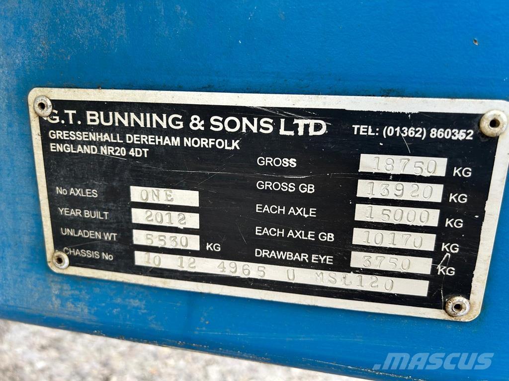 Bunning - GT MSL120 Epandeur de fumier