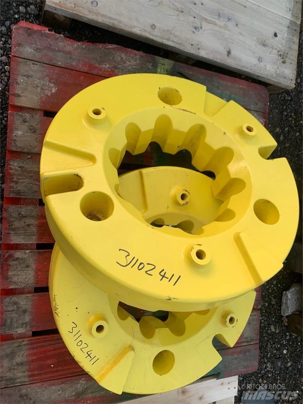 John Deere 600KG Pneus, roues et jantes