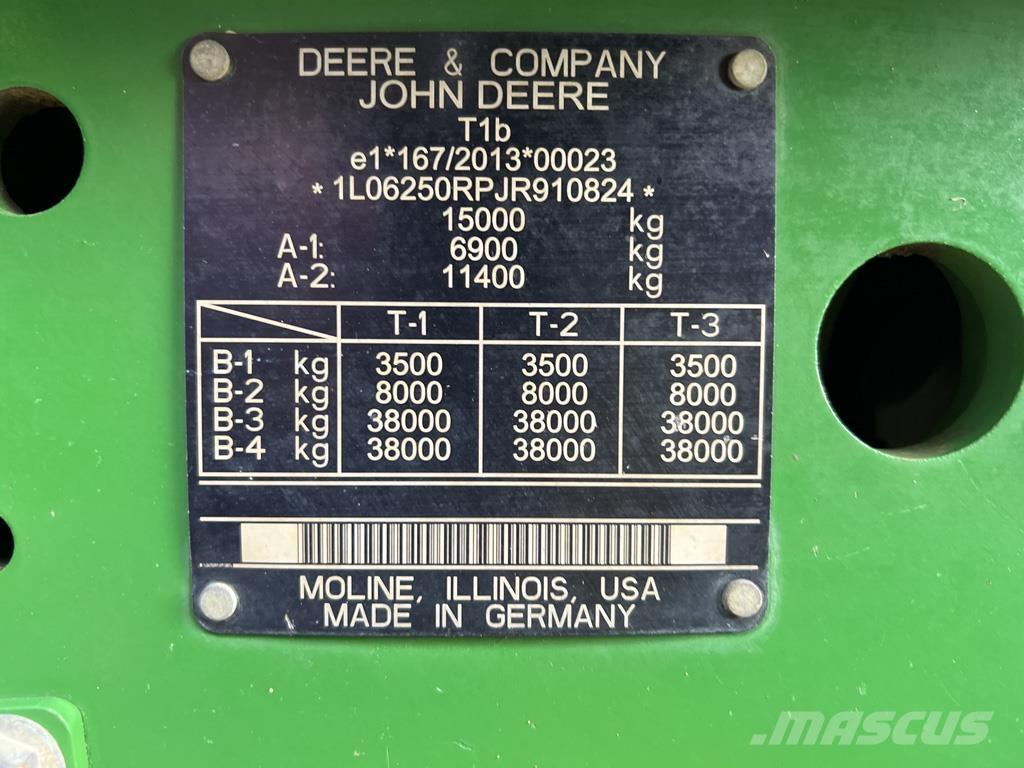 John Deere 6250R Tracteur