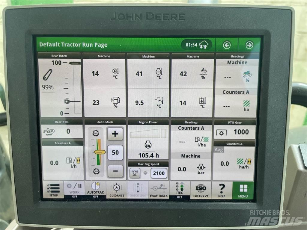 John Deere 6R120 Tracteur