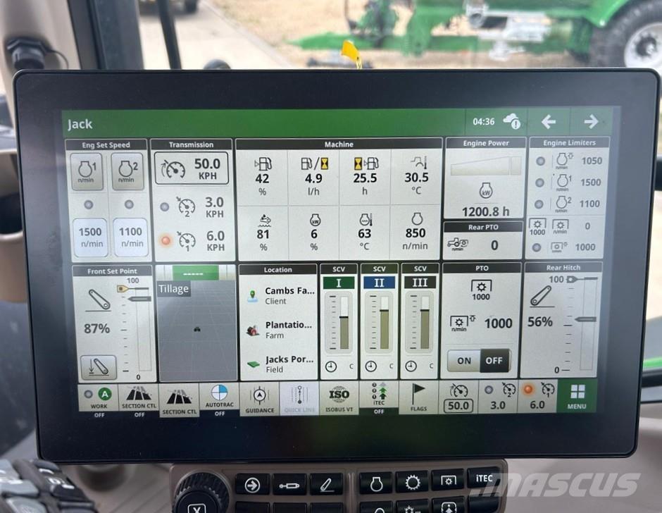 John Deere 6R185 Tracteur