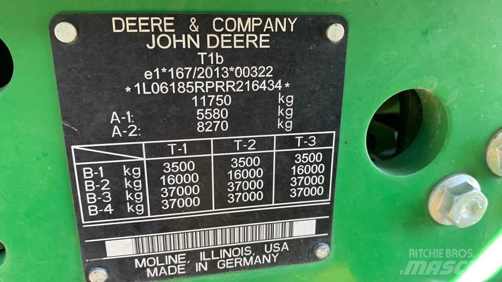 John Deere 6R185 Tracteur