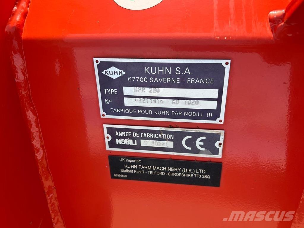 Kuhn BPR280 RH Broyeur / Gyrobroyeur / Epareuse