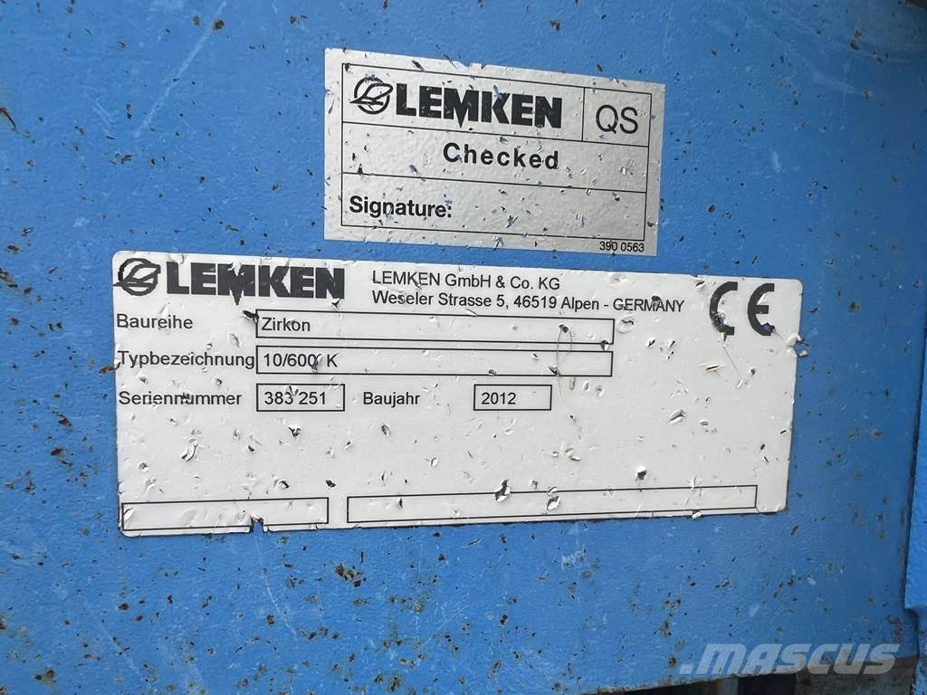 Lemken ZIRKON 10 Herse rotative, rotavator