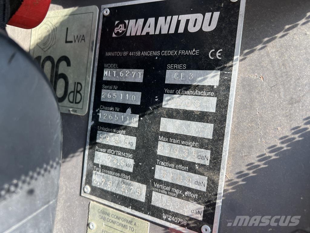 Manitou MLT627 Télescopique agricole