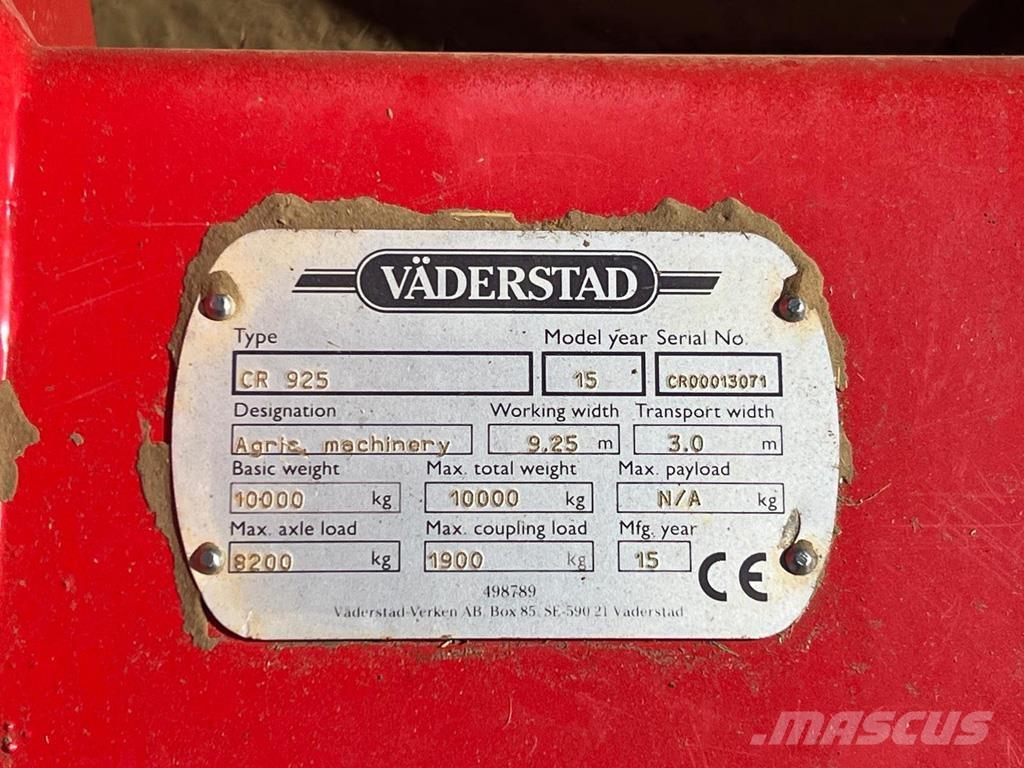 Väderstad CR925 Charrue non réversible