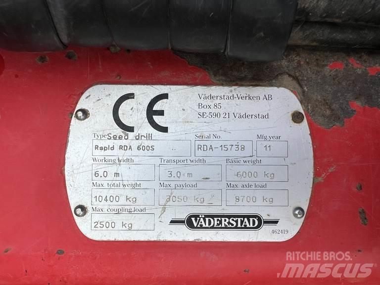Väderstad RDA600S Semoir