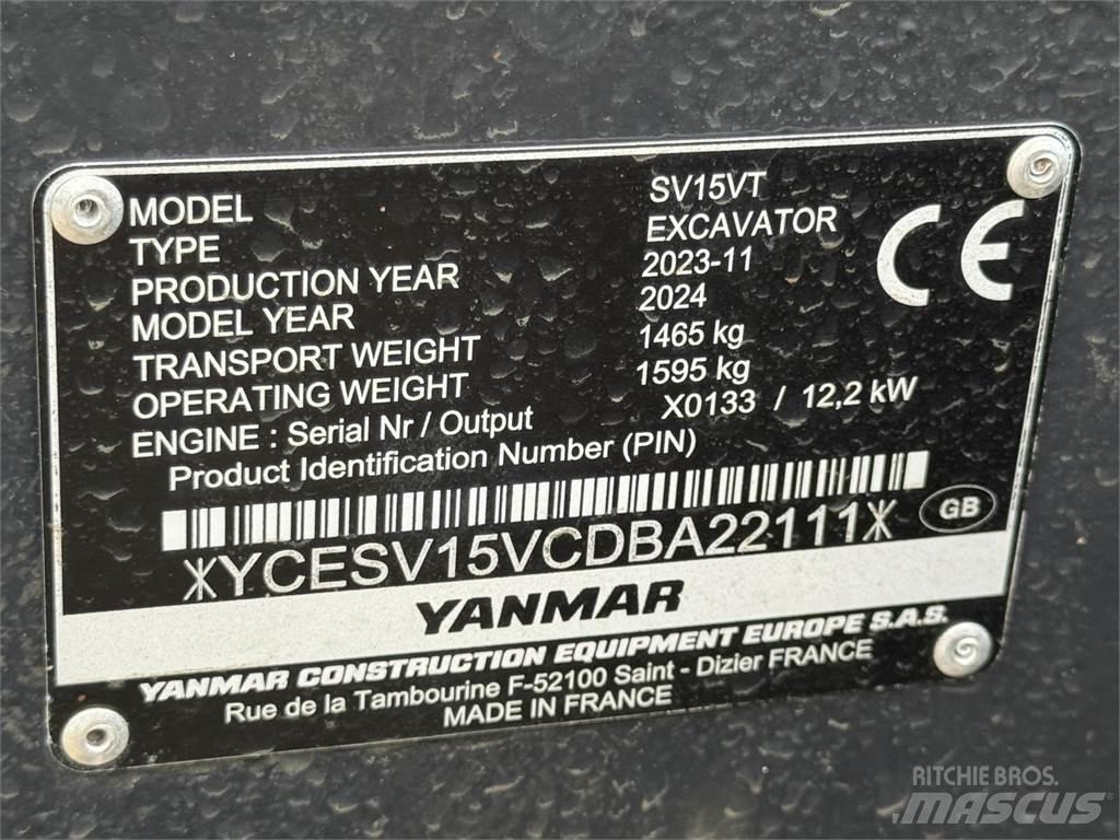 Yanmar SV15VT Mini pelle 7t-12t
