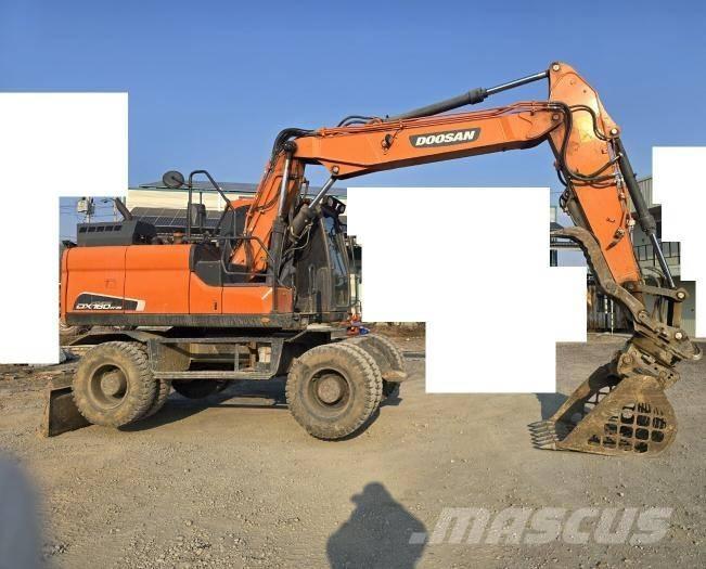 Doosan DX 140 W-5 Pelle sur pneus