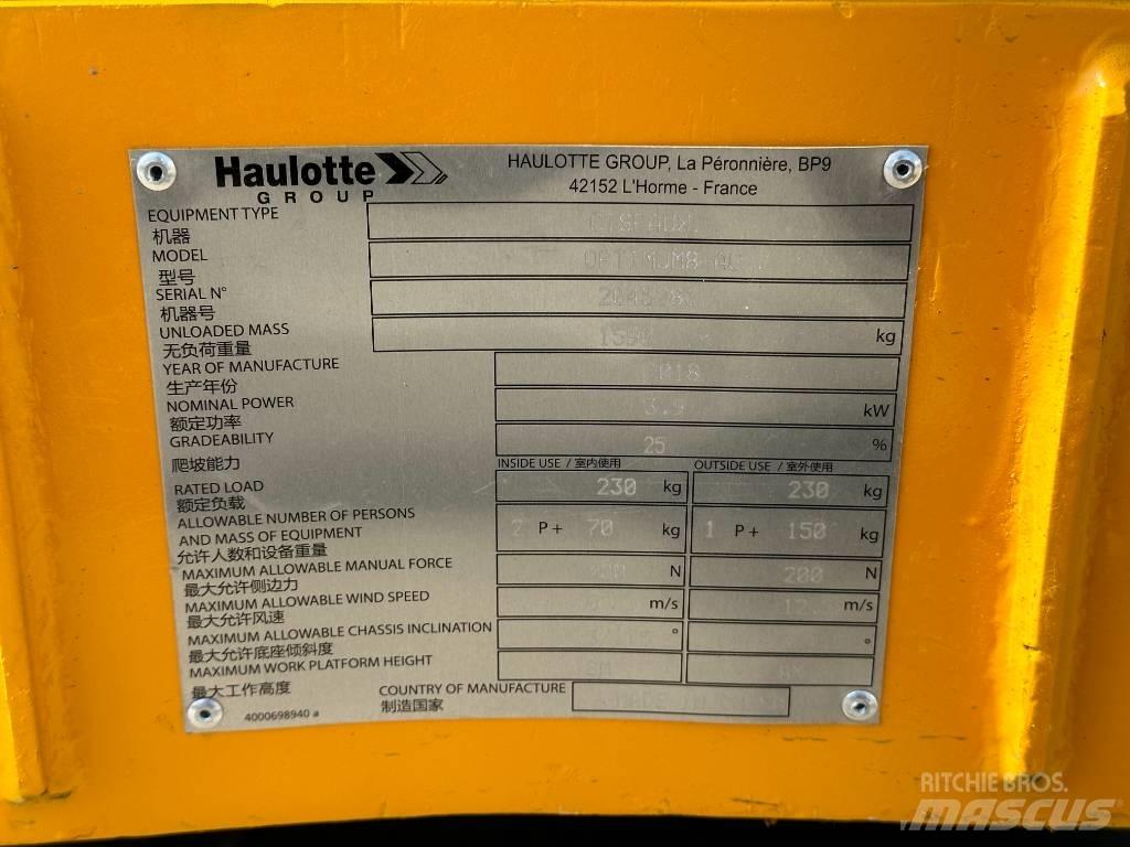 Haulotte OPTIMUM 8 Nacelle ciseaux